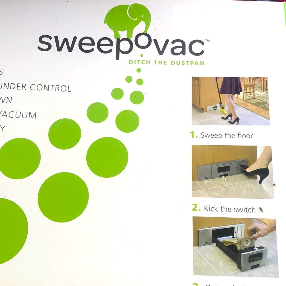 Brand New Sweepovac wall Vacuum